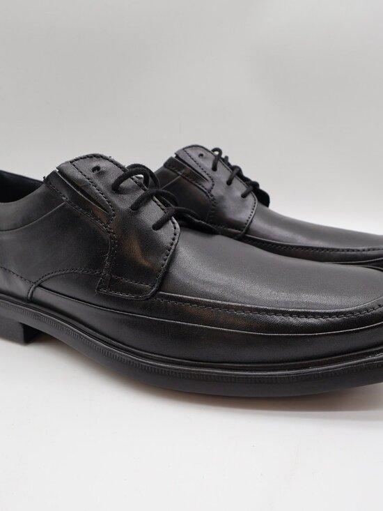 Hush Puppies Prinze Hopper Men\'s Black Leather Derby Oxford Dress Shoes main image 7